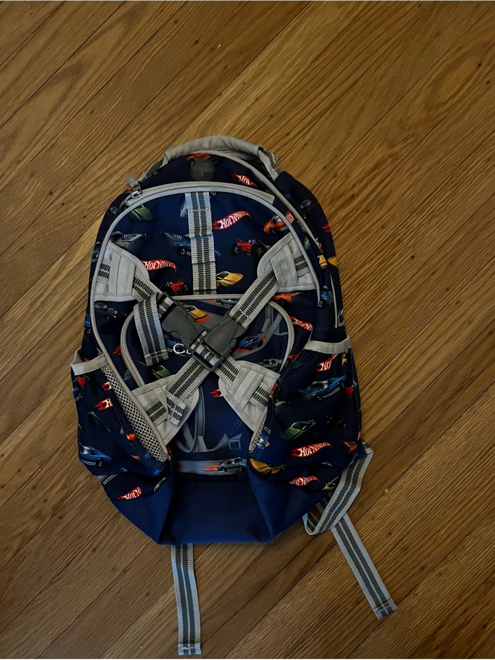Pottery Barn x Hot Wheels Kids Mackenzie Embroidered Backpack LIKE NEW